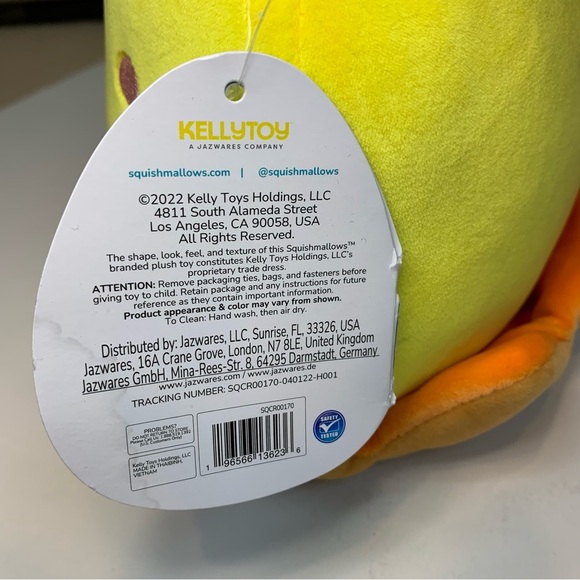 Squishmallow Bijan The dumbo Octopus 8” - Picture 5 of 8